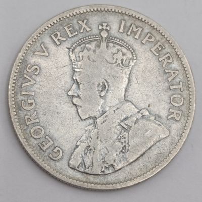 South Africa 1925 scarce half crown