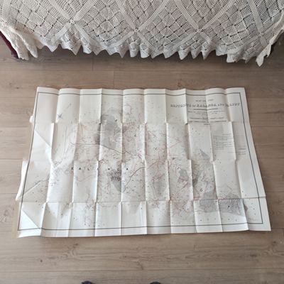 South Africa 1897 Map of the District of Xalanga and Elliot