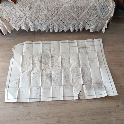 1897 Map of the district of Xalanga and Elliot - some damage