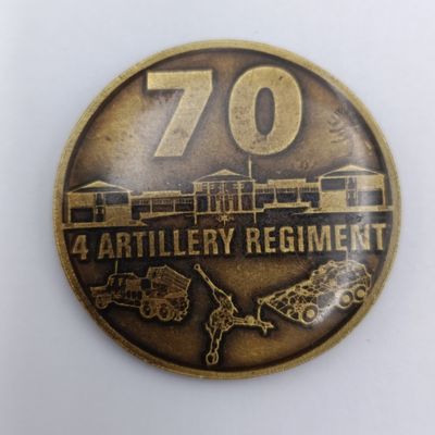 SA Army 4 Artillery Regiment 70 years commemorative medallion