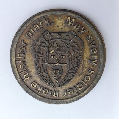 SANDF Army Gymnasium medallion - May every soldier make his/her mark