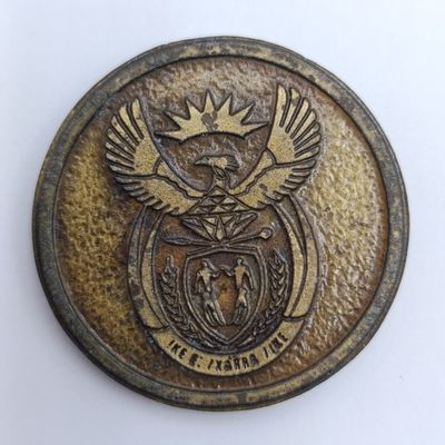 SANDF Army Gymnasium medallion - May every soldier make his/her mark