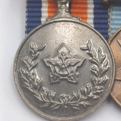 Set of 3 miniature SADF medals