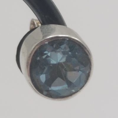 Pair of Topaz Earrings set in silver