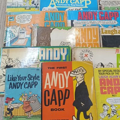 Collection of 38 vintage Andy Capp cartoon books