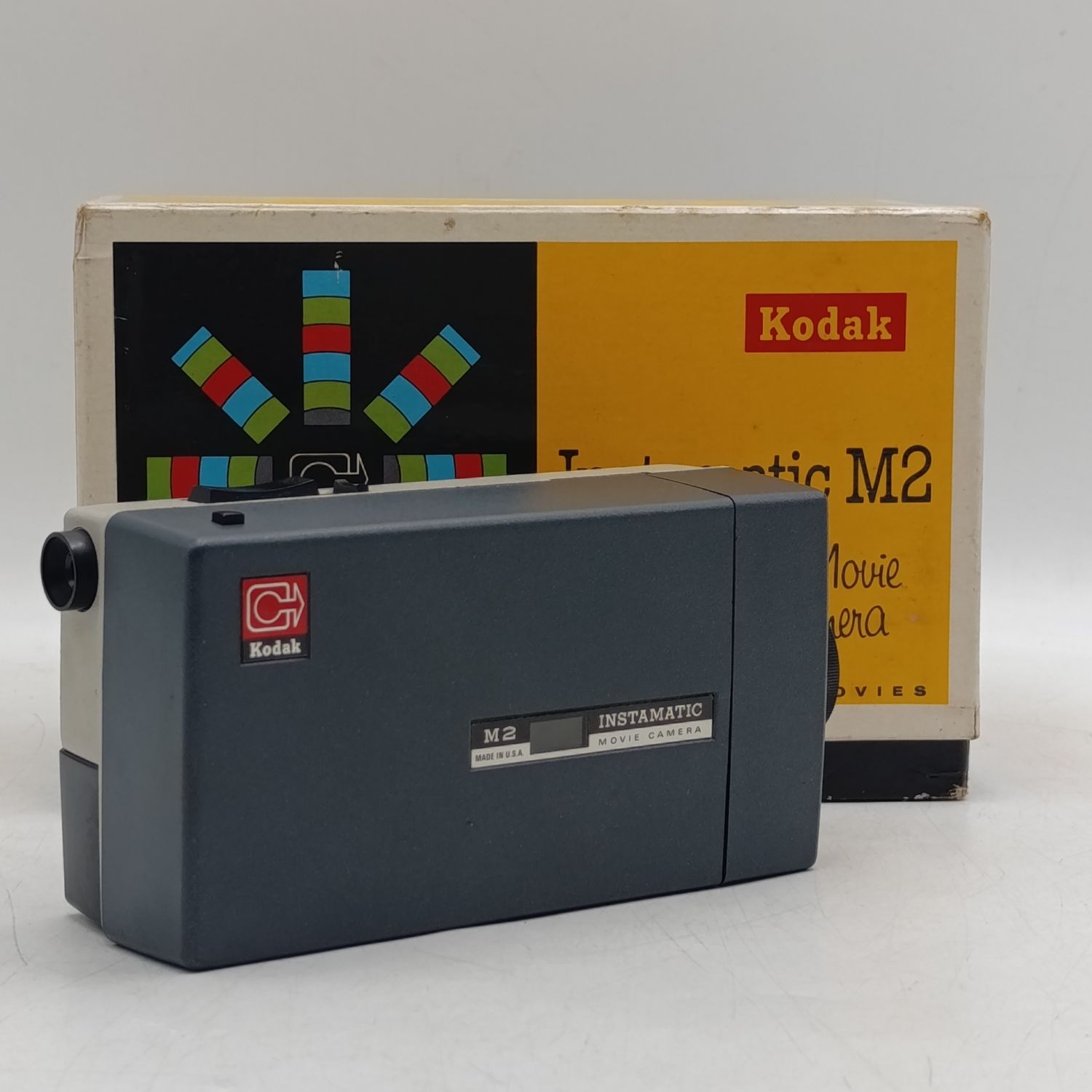 Vintage Kodak Instamatic M2 Movie camera in original box - Need film/battery pack