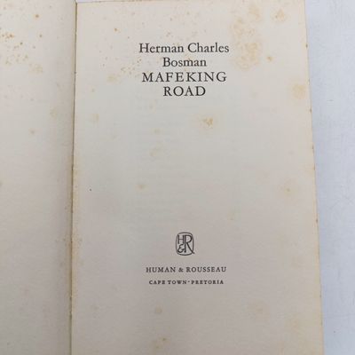 Mafeking road by Herman Charles Bosman