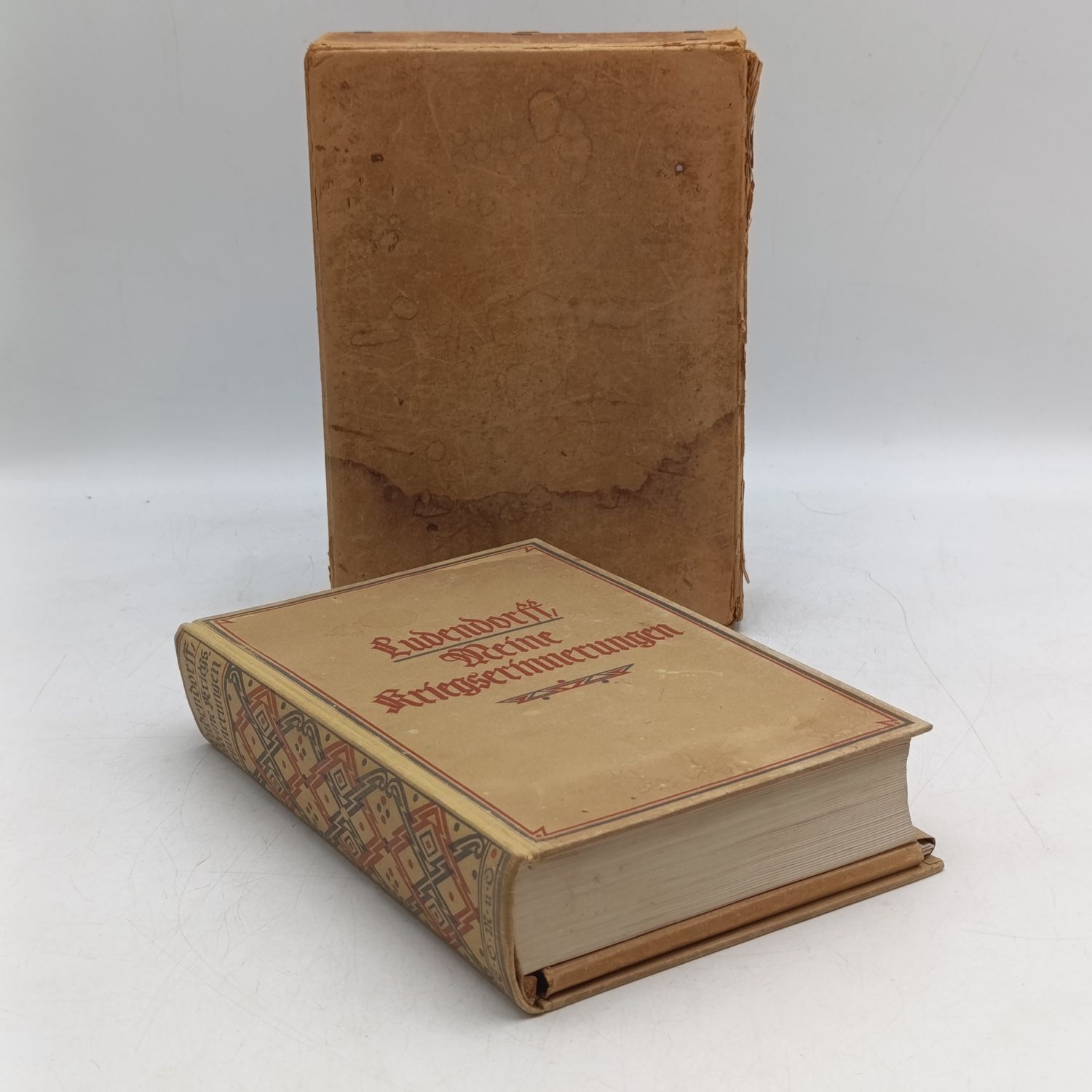 Eruch Ludendorff - My War Memories 1914-1918 - German issue Berlin 1919 - including maps