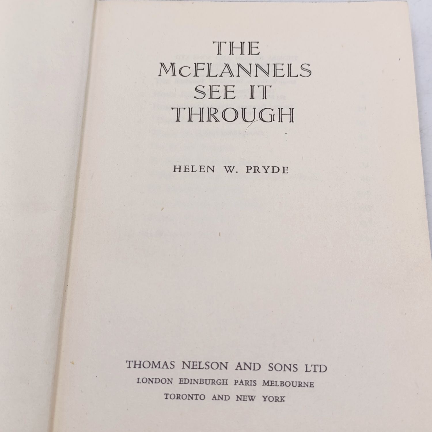 The McFlannels see it through by Helen W Pryde