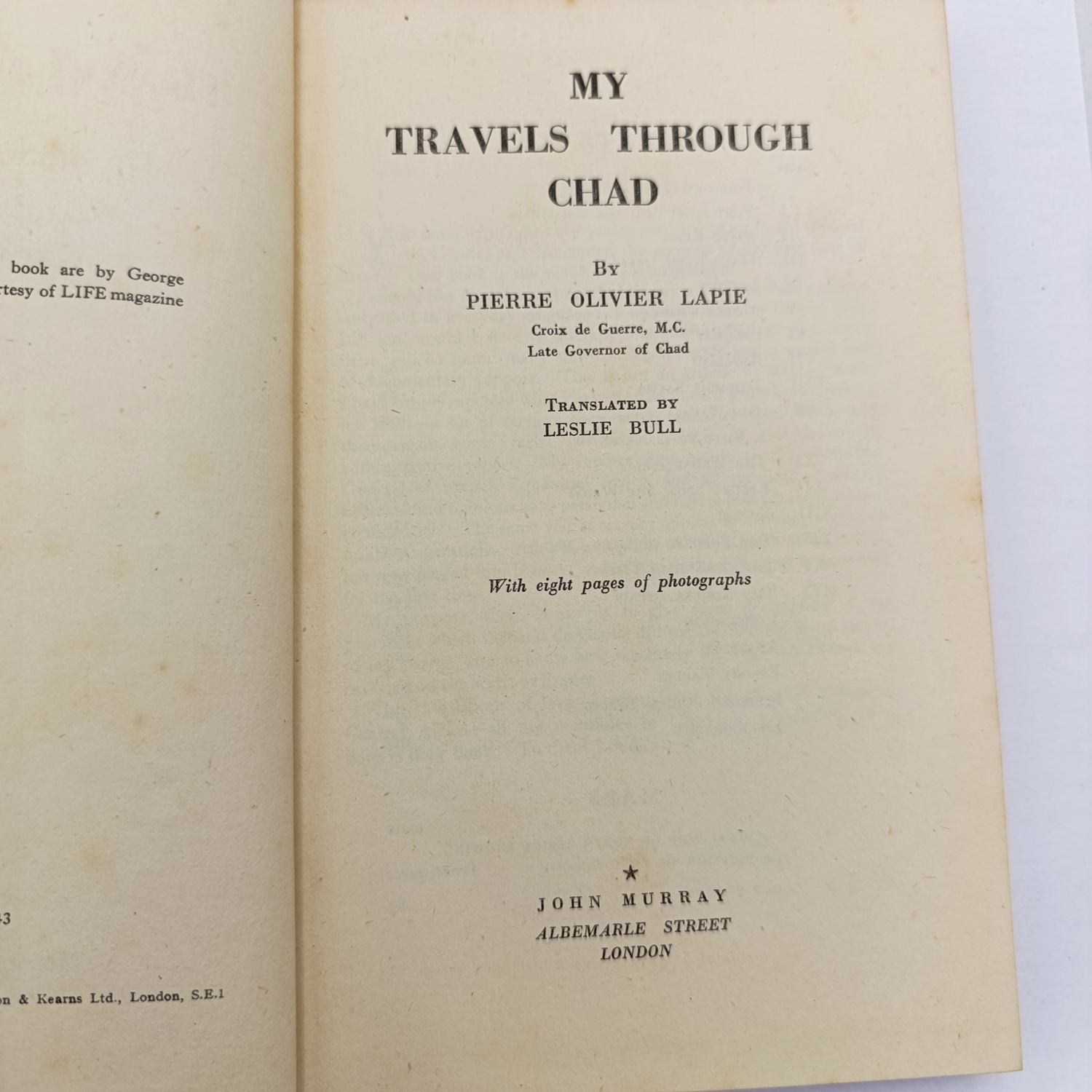 My Travels through CHAD by Pierre Olivier Lapie
