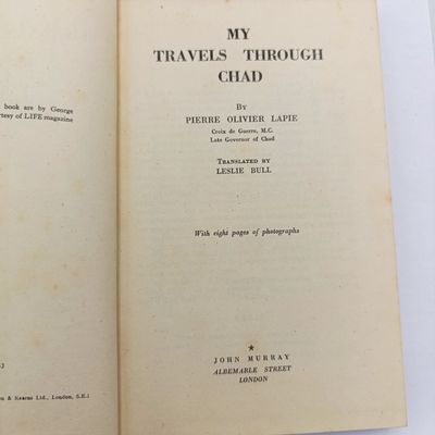 My Travels through CHAD by Pierre Olivier Lapie