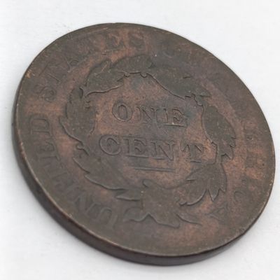 1828 USA one cent coin VG+ - Rare Numismatic Collectable