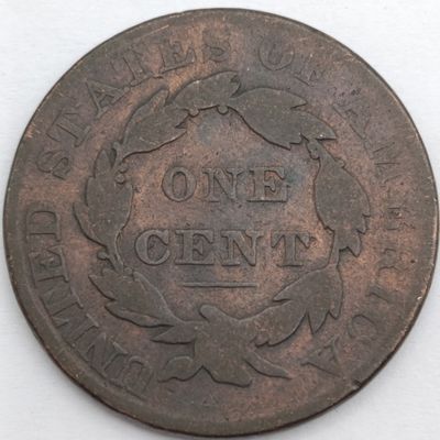 1828 USA one cent coin VG+ - Rare Numismatic Collectable