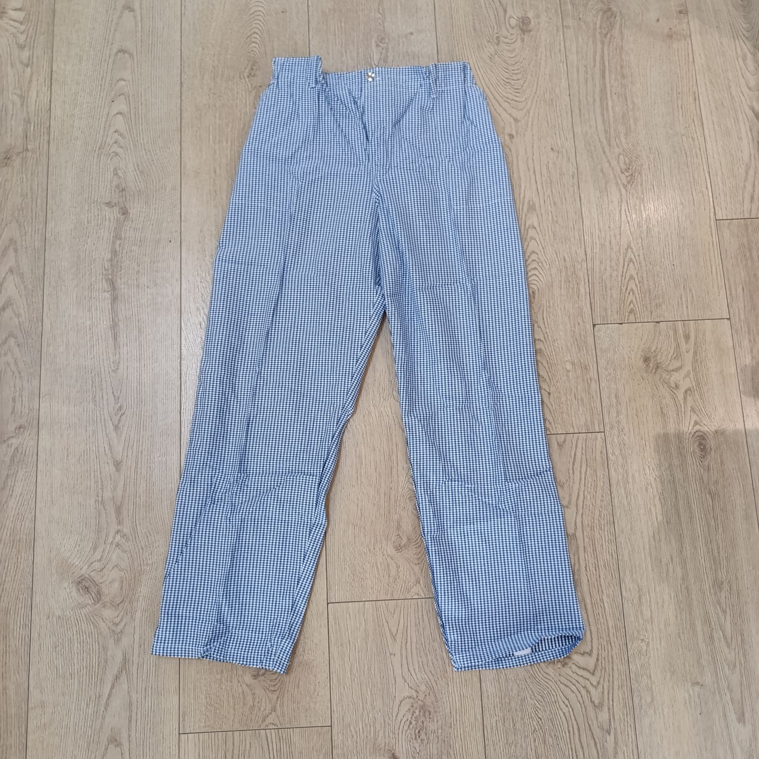 Men's Poly-Cotton Chef's trousers - size XL (102cm to 107cm)