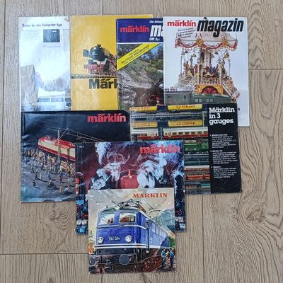 Lot of 8 Vintage Marklin model railways magazines