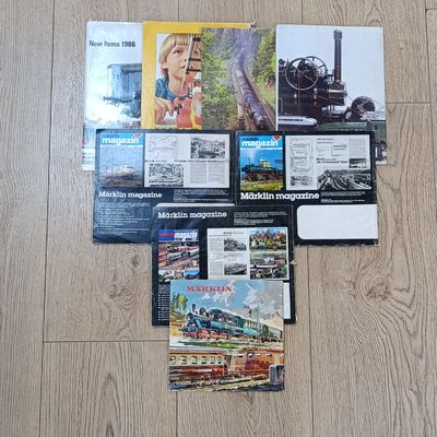 Lot of 8 Vintage Marklin model railways magazines