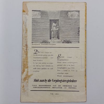 Geloftedag 1957 Voortrekker Monument commemorative program
