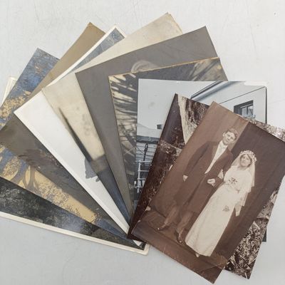 Lot of 40 old and antique photos of the Wilson family – They moved from Springs to Howick to Cape Town