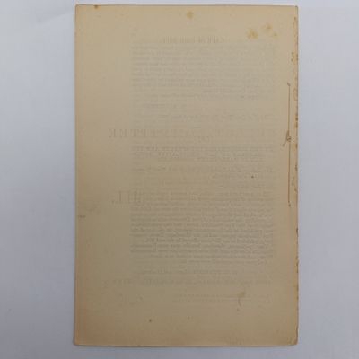 Cape of Good Hope 1877 Port Elizabeth Water Supply Bill - Historical Document