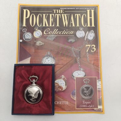 1880's Style Empire full huntyer quartz pocketwatch - #73 Pocketwatch collection