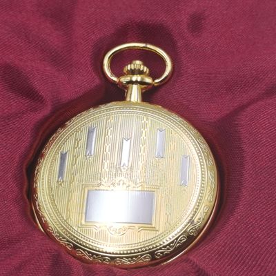 1920's Style Red Star full hunter quartz pocket watch - #53 Pocket watch collection