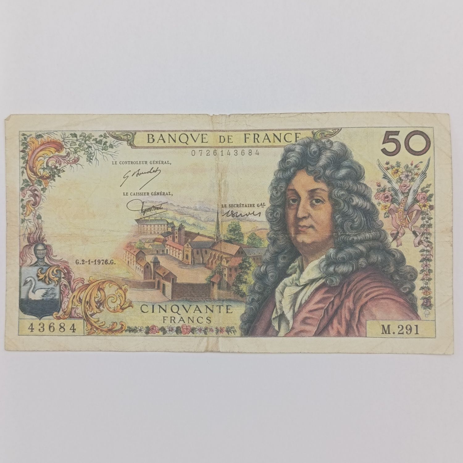 France 1976 50 Francs banknote