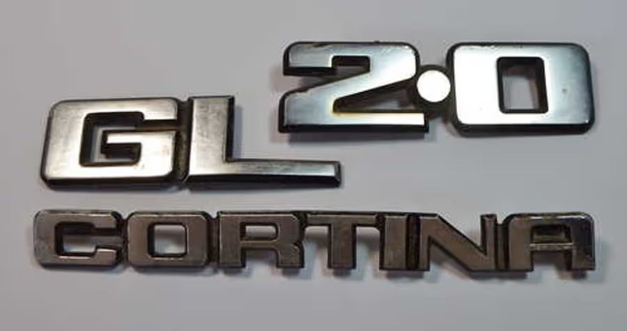 Vintage Ford Cortina 2.0 GL Badges