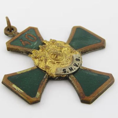 Saxon Military association medal - 40 years