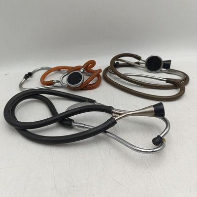 Lot of 3 different types of old Doctor's stethoscopes