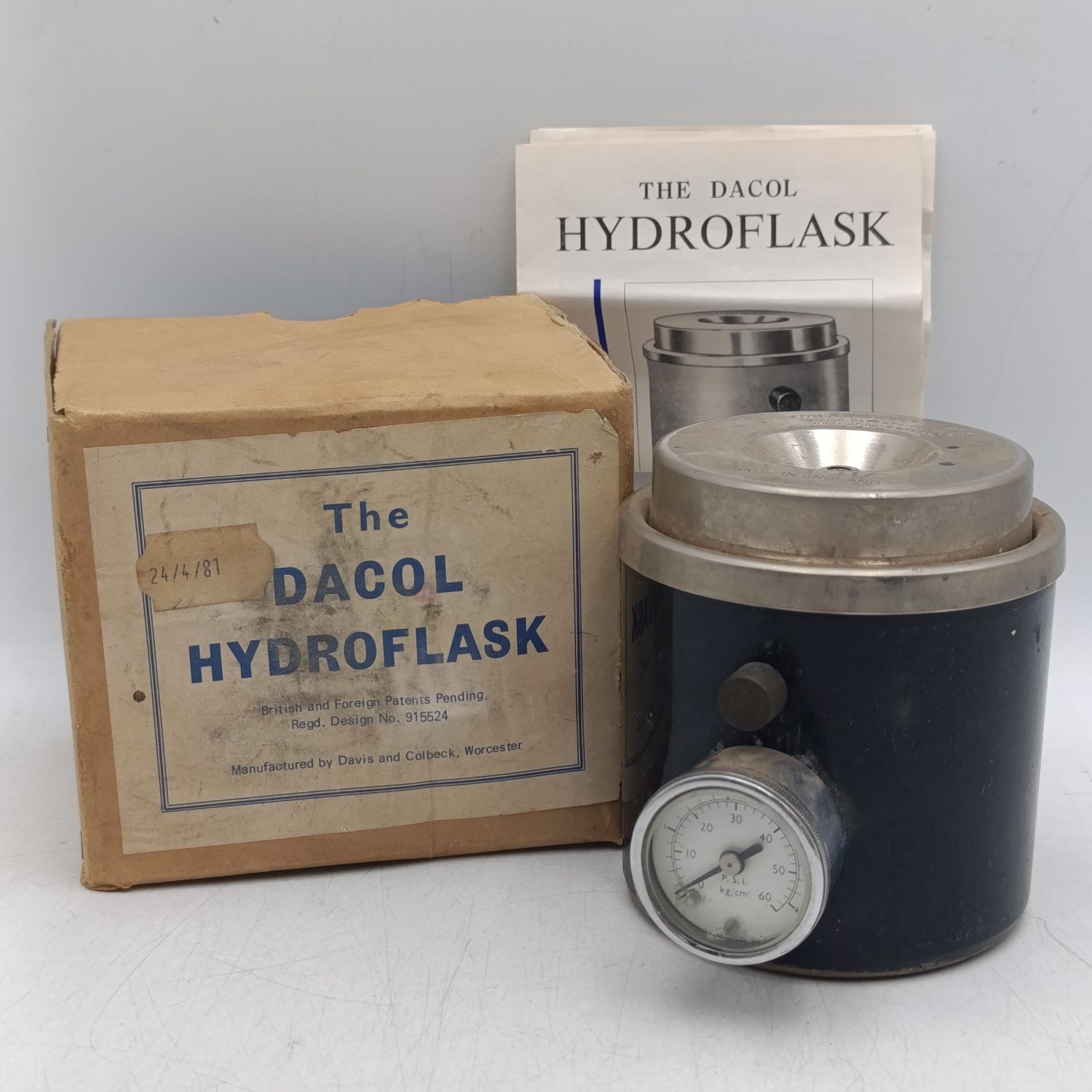 Dacol Hydro flask to cure resin - used