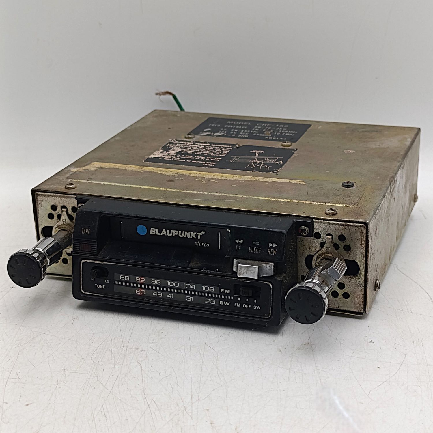 Vintage Blaupunkt Model CRF-152 Car tape deck player and radio - not tested