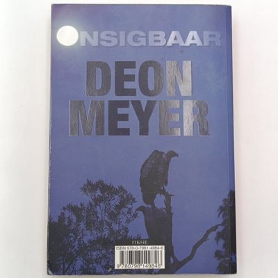 Onsigbaar deur by Deon Meyer - Afrikaans crime fiction novel