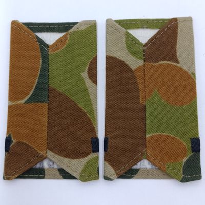 Pair of Royal Australian Air Force camo flying officer rank epaulettes