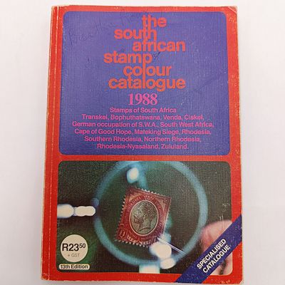 South African stamp colour catalogue 1988 and 1992 books