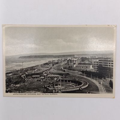 Lot of 6 old Durban Postcards - unused