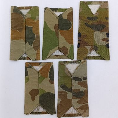 Lot of 5 Royal Australian Air Force camo rank epaulettes