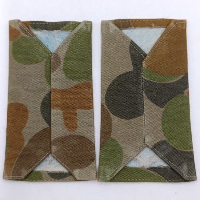 Pair of Australian Army lance corporal camo rank epaulettes