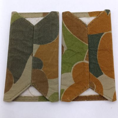 Pair of Australian Army lance corporal camo rank epaulettes