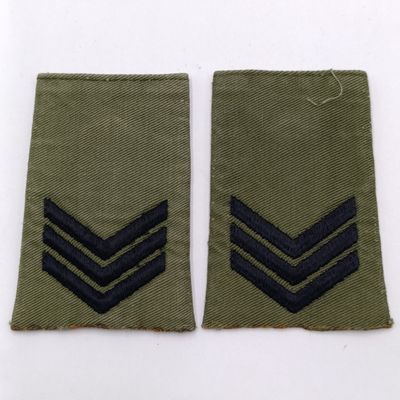 Pair of Australian army sergeant rank epaulettes