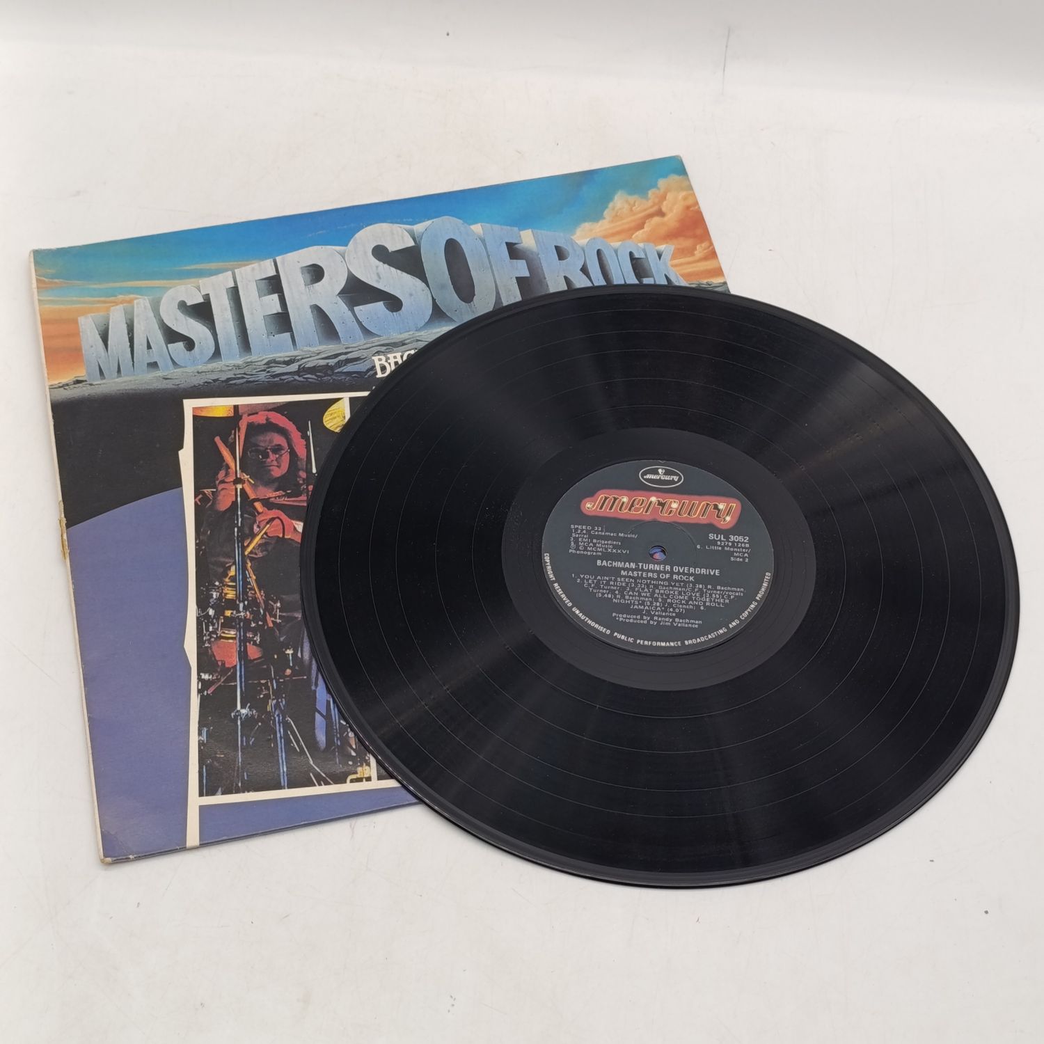 Bachmann-Turner Overdrive Masters of Rock Lp vinyl record - Artone - Mercury SUL3052