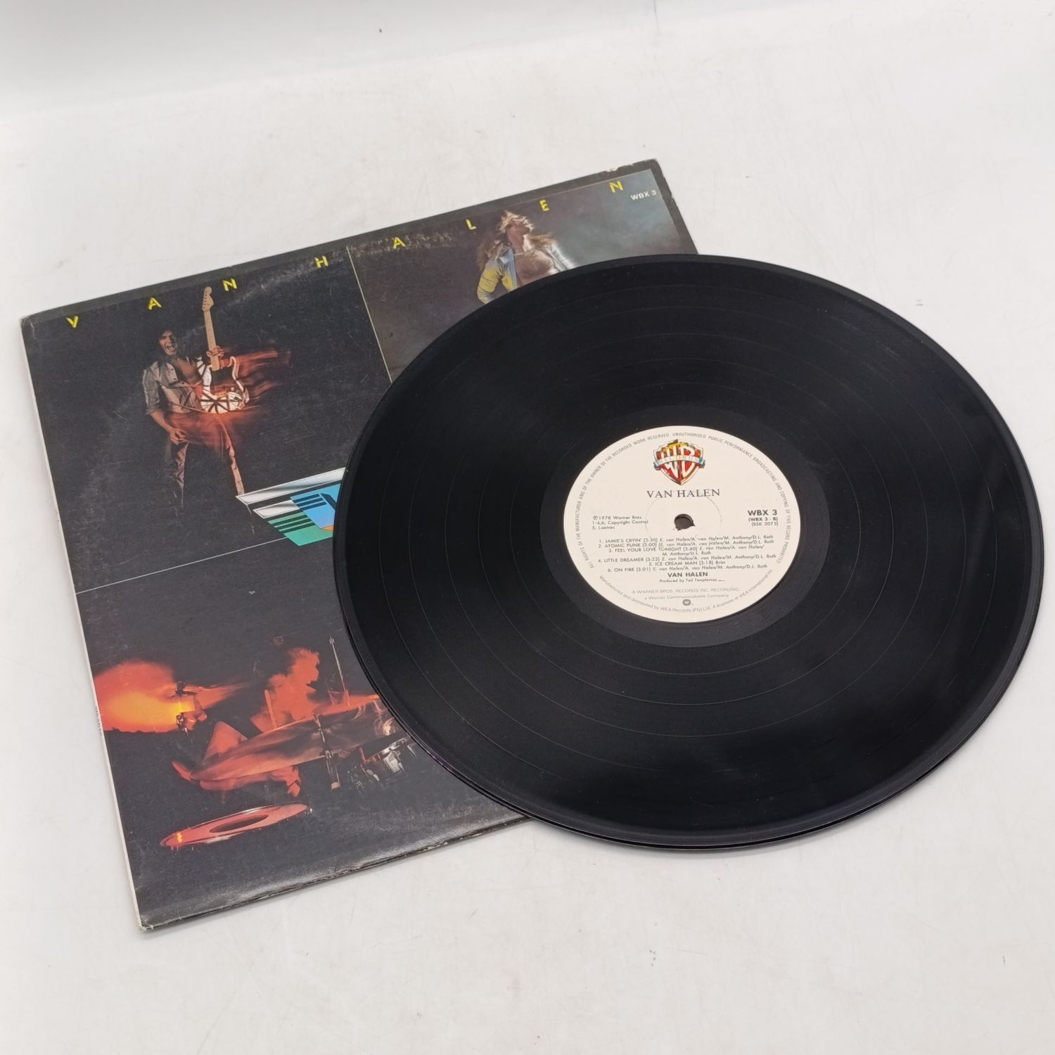 Original Van Halen LP vinyl record - Interpak WBX3