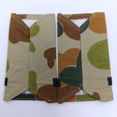 Pair of Royal Australian Air Force camo flying officer rank epaulettes