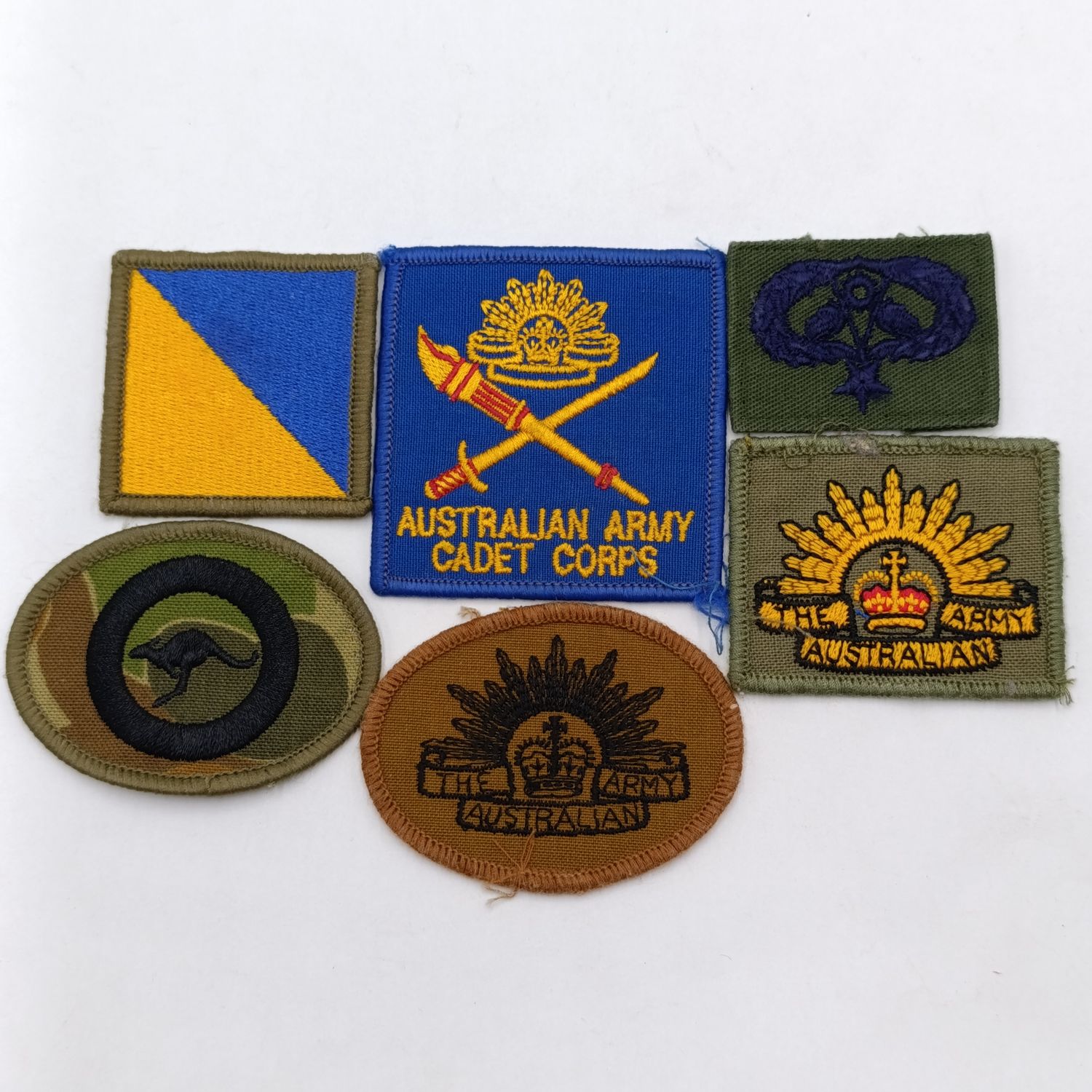 Collection of 6 Australian Army cloth patches