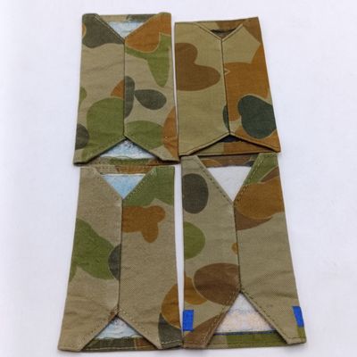 Lot of 4 Australian Defence force camo rank epaulettes