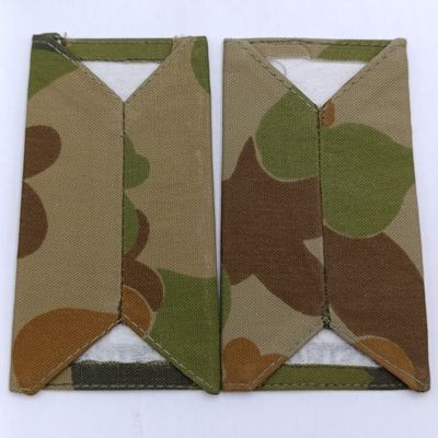 Pair of Australian Army private camo rank epaulettes