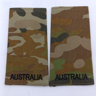 Pair of Royal Australian Air Force Aircraftsman camo rank epaulettes