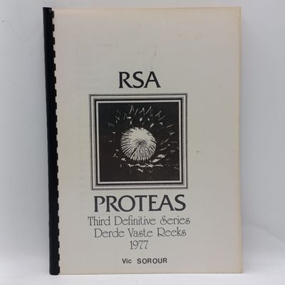 Variation booklet on the RSA Proteas series of stamps by Vic Sorour 1977