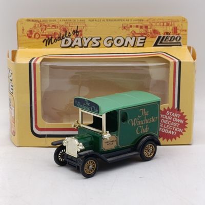 Lledo 1928 Ford Model T delivery van with The Winchester Club advertising in box