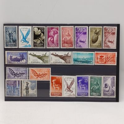 Lot of 22 spanish mint hinged stamps