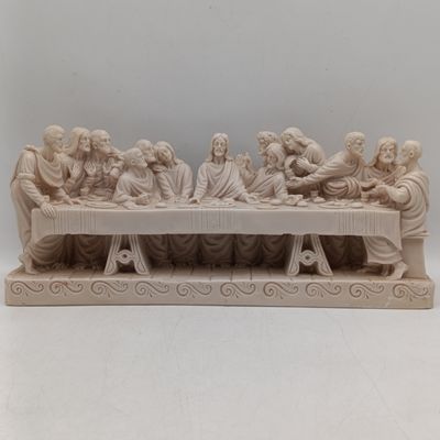 Vintage The Last Supper sculpture - polyresin
